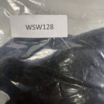 Free People  Wool Blend Slubby Fringe V-Neck Sweater Gray-Brown-Black Size S Photo 8