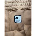 Nike  Tech Fleece Joggers Size Medium Womens Mid Rise Sportswear Flax Brown $120 Photo 1