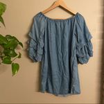 ZARA  Denim Mini‎ Dress Photo 2