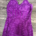 Morgan & Co. Fuchsia Lace Maxi Dress Purple Size undefined Photo 4