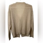 Blu Pepper Tan Knit Cardigan Sweater Medium Photo 1