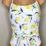 Jessica Simpson New.  lemons swimsuit. Medium. Retails $98 Photo 0