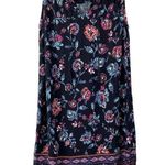 BeachLunchLounge  Kayla Sleeveless Floral Fringe Tie Shift Dress Womens Sz Small Photo 0