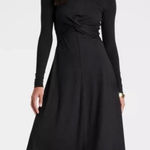 A New Day NWT Women's Long Sleeve Twist-Front Midi Dress - Large NWT Photo 0