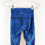 Lululemon High Times Pant (Full-On Luxtreme) Life Lines Cerulean Blue Black 2 Photo 4