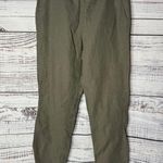 J. Jill Women Love Linen Pants Straight Leg Green Pull On Size SM Photo 1