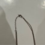 Silver Green Beaded Statement Necklace Women's Long Layered Chain Jewelry Photo 2