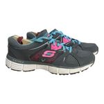 Skechers Women Shoes Size 6 Sport Flex Sole Grey Pink Leather Synthetic Sneakers Gray Photo 1