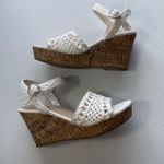 Jellypop Gabrielle Women Cork Wedge Heel Sandals 8.5M White Comfort Fit BohoChic Photo 3