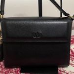 Valentino Garavani  Black Crossbody Bag with Gold Accents Photo 0