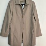 Ellen Tracy Linda Allard  Womens Blazer Jacket Wool Beige Long Career Work Photo 0