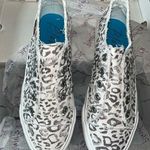 blowfish  Gray Leopard Paper Cat Canvas No Lace Grommet Tennis Shoes Size 8.5 NEW Photo 0