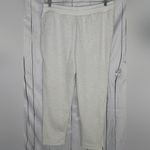 Athleta Cozy Karma Zip Warm Cozy Soft Fog Grey Heather Joggers Photo 1