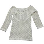 Free People NEW/NWT Intimately Ivory Stretch Lace Cut-Out Back Top Size XS/S Photo 1