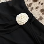 Amanda Uprichard  Isabel Dress in Black Rose Y2K Mini NWT Photo 4