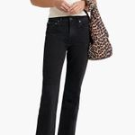 Ganni Betzy Black High Rise Bootcut Denim Jeans Size 28 Photo 0