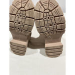 Womans Vivianly Size 7.5 Flesh Color Tall Chunky Heel Boots Pink Photo 4