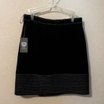 Vince Camuto Black Wrap Style Dress Skirt Photo 2