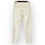 Madewell ‎ Mid-Rise Perfect Vintage Jeans Women's 27 Cream Tapered Mom NWT Photo 3