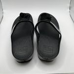 FitFlop EUC  Florrie Toe-Post Sandals size 8 black comfort slip on orthopedic Photo 4