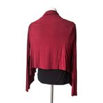 Soft Surroundings Modal Cropped Knit Topper Open Front Cardigan Sweater, Sz M Photo 6