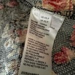 Anthropologie Pilcro  Thermal Waffle Knit Top Floral Womens Petite XS Photo 8