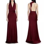Et Ochs Valentina Open Back Gown Halter Evening Dress, Crimson, Size 8 NWT $1695 Red Photo 1