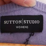 Sutton Studio Sleeveless Knit Sweater Vest Womens Career Lavender NWOT Size M Purple Size M Photo 1