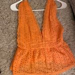 Boutique Orange Blouse Photo 0