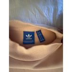 Adidas Sweatshirt Dress Long Sleeve Baby Pink Blush Mock Neck Women's Large Photo 2