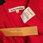Reformation ππ Rachelle Dress ~ Cherry Red 12 NWT Photo 13