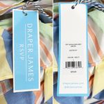 Draper James NWT  RSVP Midi Dress Size Large Off Shoulder Striped Cotton Ruffle Photo 10