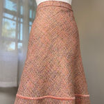 Gap Vintage ‘04 Pink Wool Blend Textured A-Line Knee Length Skirt Photo 0