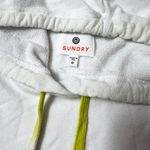 Sundry  Basic Hooded Pullover Sweatshirt; colored strings; size 1 or small Photo 2