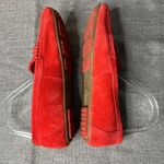 Isaac Mizrahi Live Women's 8.5W Horsebit Suede Loafers Orange Photo 6