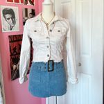 Maurice's White Denim Cropped Jacket Photo 1