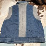 Vintage Denim Acid Wash Vest Izzi Size M Blue Size M Photo 8