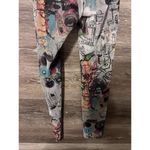 Artsy Leggings Mesh Cat Small Women Street wear Hip Hop Paint Graffiti Costume Photo 8