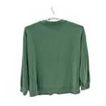 Athleta  Seasoft V-neck sweatshirt vineyard green sz 1X loose fit balloon sleeve Photo 1