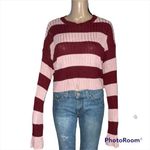 Rue 21 striped cropped sweater Photo 1