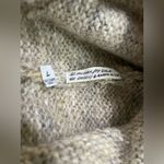 Women’s Mohair Silk Wool blend Loose Knit Mock neck Sweater Large Heather Ombre Photo 9