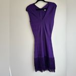 Venus Purple Fringe Midi Dress Photo 1