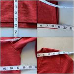 Crew Rust Orange Crepe V Photo 5