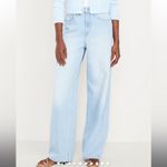 Old Navy  High-Rise Baggy Wide Leg Jeans Sz 4 Photo 1