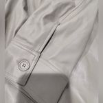 Halogen  faux leather shirt jacket Photo 4