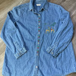 VTG Bobbie Brooks Denim Button Photo 0