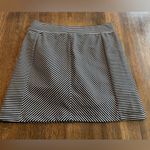 Talbots  Black and White Stripe skort - size SP (small petite) Photo 1