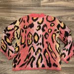 RD Style  Crop Pink Animal Print Sweater Size Small Photo 3