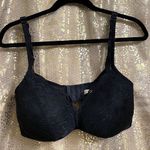 Cacique  Lane Bryant black lace underwire bra, size 40DD Photo 0