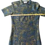 Ganni Lurex Metallic Camo Top Calamata size 34 camo military mesh Photo 7